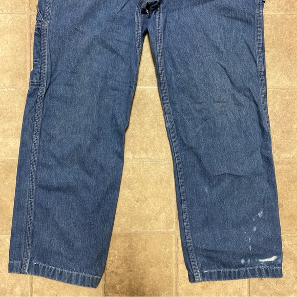 Oshkosh VTG Overalls 28X34 Measure Blue Denim Good Condition Workwear - Picture 2 of 7